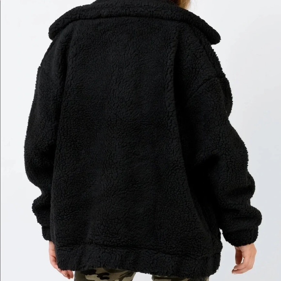 IAMGIA Exclusive Pixie Teddy Oversized Sherpa Jacket Fluffy Coat - Picture 8 of 9